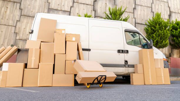 Cargo Delivery Car, Delivery Person, Van - Vehicle, Cargo Container, Delivering moving company stock pictures, royalty-free photos & images