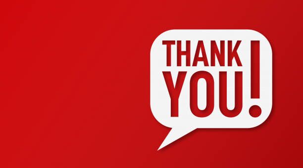 Thank You and Speech Bubbles with Copy Space On Red Cardboard Background Thank You and Speech Bubbles with Copy Space On Red Cardboard Background thank you card stock pictures, royalty-free photos & images
