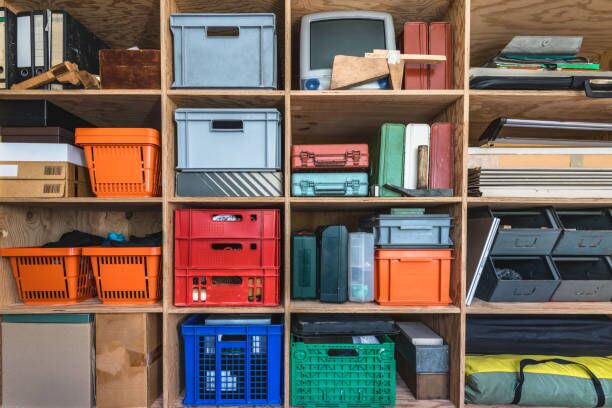 tool shelf tool shelf in creative home office shelf and cabinet stock pictures, royalty-free photos & images