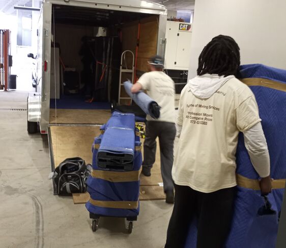 Apartment movers Garland TX — Moving Company Guys crew loading truck