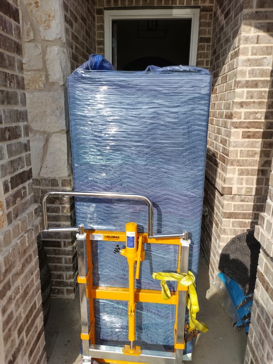 Gun safe movers in Farmers Branch, TX moving a gun safe — Moving Company Guys