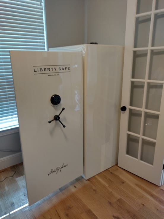 Gun safe movers in Flower Mound, TX moving a gun safe — Moving Company Guys