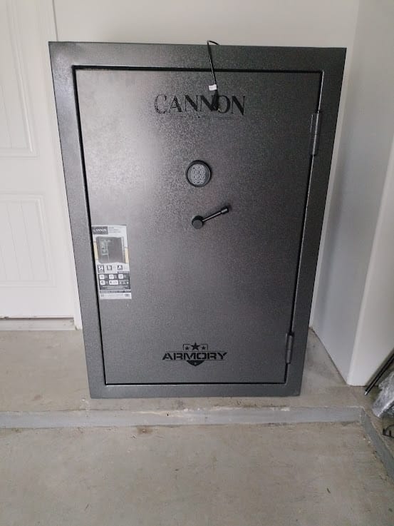 Gun safe movers in Frisco, TX moving a gun safe — Moving Company Guys