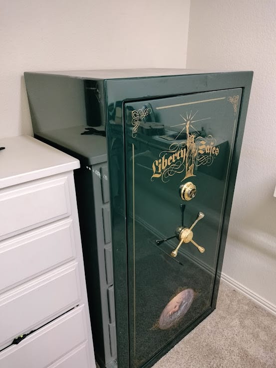 Gun safe movers in Midlothian, TX moving a gun safe — Moving Company Guys