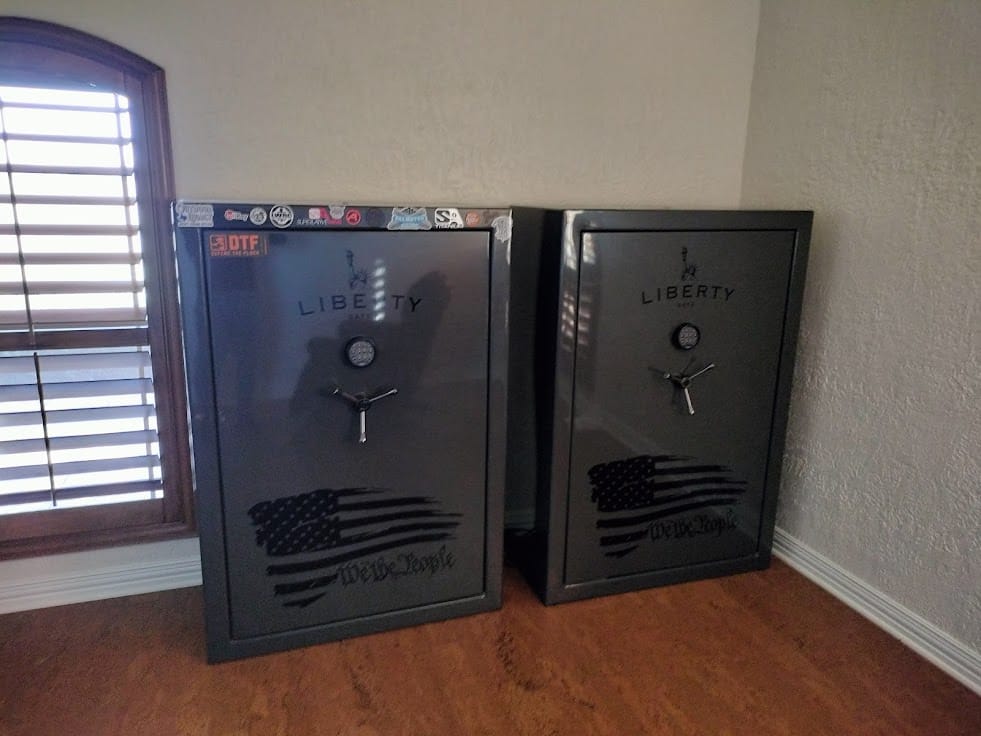 Gun safe movers in Plano, TX moving a gun safe — Moving Company Guys