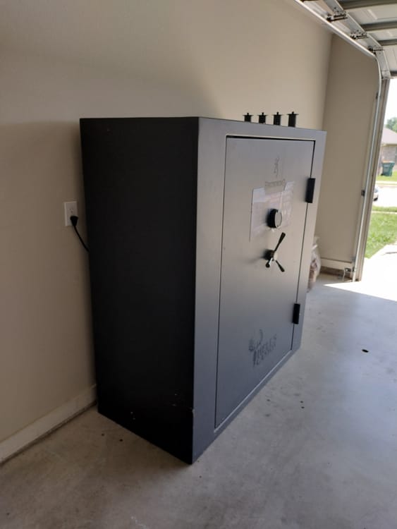 Gun safe movers in Rowlett, TX moving a gun safe — Moving Company Guys