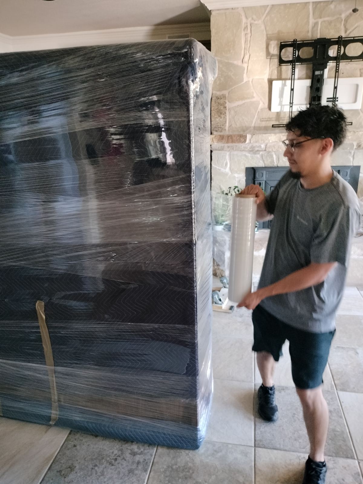 Moving Company Guys crew on a house move in Princeton, TX 75442
