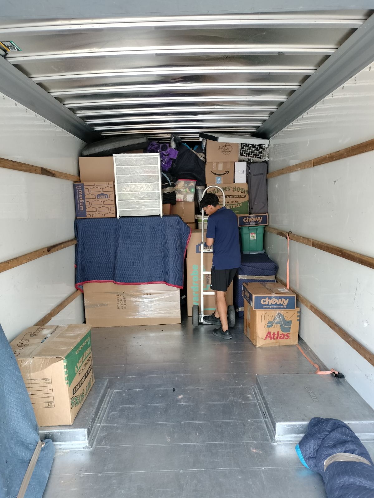Moving Company Guys crew on a house move in Garland, TX 75044